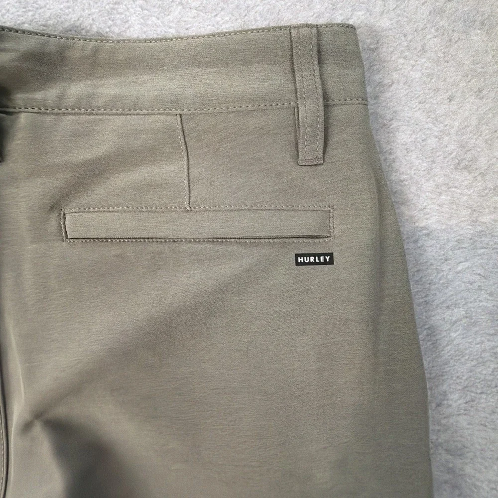 HURLEY Hybrid Walkshort Men's Green Sz28 Quick Dry Polyester spandex Golf Shorts